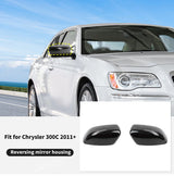 Mirror Cap Covers Carbon Fiber for Chrysler 300C 2011+ Car Interior Accessory HEBE