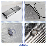 Aluminum Window Sunshade Kit for Toyota 4Runner 17-23