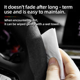 Segmented Suede Steering Wheel Cover for BMW Car Interior Accessory Hocasen
