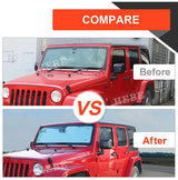 Window Sunshade Foil for Jeep Wrangler JK 2007-2017
