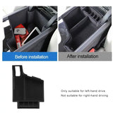 Armrest Storage Organizer for Volvo XC90 S90 V90 Car Interior Accessory LINGLUYANG flocking