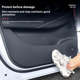 For Geely EX5 Galaxy E5 2024 2025 2026 Car Door Kick Pad Anti Scratch Guard Rear Trunk Protector Leather Interior Accessories