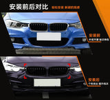 For BMW 3 Series Sedan Touring Long-wheelbase Sedan F30 F31 F35 13-19 Car Front Grille Single Double Line Front Bumper Accessory