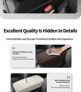Suede Leather Armrest Cover for Honda CR-V 2023