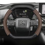 Carbon Fiber Steering Wheel Cover for Citroen C3