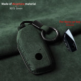 Suede Car Key Case for BMW For G38 G12 F49 i20 G07 G08 1 5 7 Series x1 x5 x7 ix XM i7 M760 Keychain Accessories