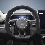 Suede Steering Wheel Cover for Zeekr Non-Slip Fit