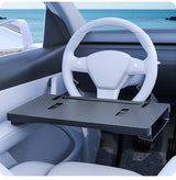 High-Grade Universal Car Steering Wheel Table Foldable Vehicle Laptop Desk Food Tray Auto Interior Accessories