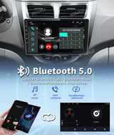 2K QLED Android Multimedia Player for Hyundai Solaris 2010-2016