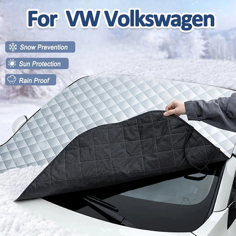 For Volkswagen Polo Tiguan Passat B5 B6 B7 Golf 4 5 6 MK6 Car Front Windshield Sunshade Prevention Snow Shield Waterproof Cov