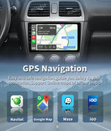 2K QLED Android Head Unit for Subaru Impreza WRX 2003–2007