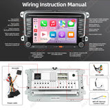 7 Inch Android Car Radio for VW Polo Golf Passat Wireless Auto