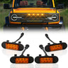 Amber LED Grille Lights for Ford Bronco Badlands 2021-2023