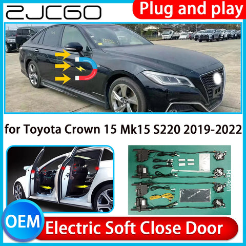 Electric Soft Close Door System for Toyota Crown 2019-2022 Car Interior Accessory ZJCGO Default Title
