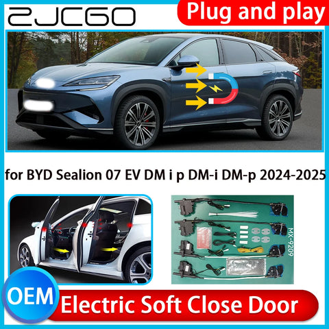 Electric Soft Close Door Kit for BYD Sealion 07 2024–2025 Car Interior Accessory ZJCGO Default Title