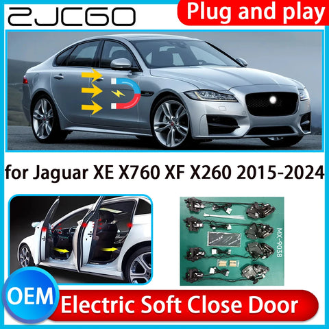 Electric Soft Close Door System for Jaguar XE XF 2015–2024 Car Interior Accessory ZJCGO