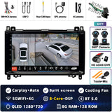 Android 15 QLED Multimedia Stereo for Mercedes-Benz 2004–2012
