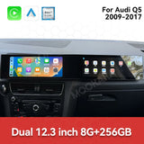 24.6" Dual Screen Android Head Unit for Audi Q5 2009–2017 Android Head Unit Aotsr