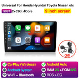 9 Inch 2Din Android Head Unit GPS WiFi Universal
