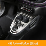 Gear Shift Panel Trim Stainless Steel for Smart 453