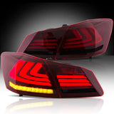 LED Tail Lights Sequential Signal Honda Accord 13-17