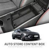 LHD for Hyundai Sonata 2024 N-line Armrest Storage Box Anti Dirt Pad Wireless Accessories Tidying Fit Left Hand Drive Armrest