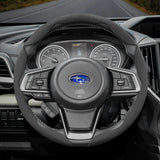 Subaru Anti-Slip Suede Steering Wheel Cover Set
