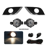 LED Fog Lights with Chrome Cover for Nissan Sunny 2014-2018