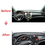 Protective Plush Dashboard Cover for Honda City 2008–2014 Dashboard Mat CATUSIKI