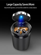 For Leading Lixiang L7 L8 L9 2022 2023 Car Ashtray Auto Pop Lid Portable Car Interior Ashtray with LED Light