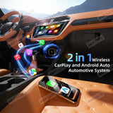2in1 Wireless CarPlay Android Auto Adapter USB Dongle CarPlay Adapter AKAMATE