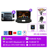 Android 13 Multimedia GPS Radio for Mitsubishi Outlander 2005–2012
