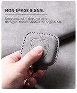 Leather Car Key Case For ZEEKR 001 009 7X - Sheep Suede Protector & Holder