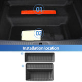 Xpeng G6 2023-2024 Car Floor Mats Cargo Liner Trunk Pad TPE 3D Foot Mat Left Rudder Waterproof BLACK Car Interior Accessory S