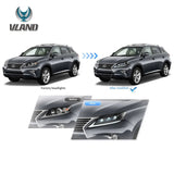 Vland LED Matrix Headlight for Lexus RX 2008-2015 LED Headlight Vland