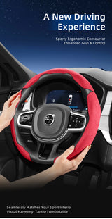 Sports Suede Steering Cover for Volvo Series