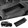 Smabee Car Second Row Armrest Storage Box Car Tray Organizers Accessories for Honda Pilot 2023-2025, Black TPE
