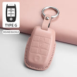 Leather Car Key Case Cover Shell