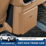 Hidden Garbage Bin Cover for Zeekr 9X Interior Storage Car Interior Accessory LINGLUYANG