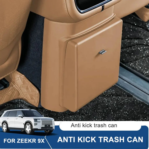 Hidden Garbage Bin Cover for Zeekr 9X Interior Storage Car Interior Accessory LINGLUYANG
