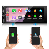 6.86-inch Wireless CarPlay Android Auto 1-Din Stereo Head Unit Android Head Unit ANYFAR