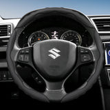 Breathable Leather Steering Cover for Suzuki