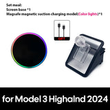 Magnetic Phone Mount Compatible with MagSafe for iPhone, Compatible with Tesla Model Y Launch 2025 Model 3 Highland 2024