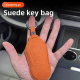 Suede Car Key Case Cover for Xpeng G6 P7i G9 P5 Car Key Chain OEM