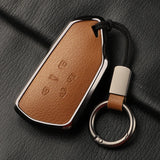 Leather Car Key Case Cover for Volkswagen Golf 8 MK8