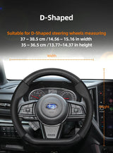 Breathable Leather Carbon Fiber Cover Subaru