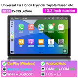 Android 13 Head Unit Universal CarPlay Auto 13.3 Inch