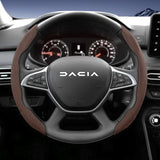 Sports Suede Steering Wheel Cover for Dacia Sandero