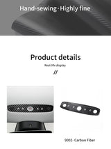 For Tesla Model 3 Highland / Model Y Juniper 2026- Steering Wheel Decorative Frame Trim Sticker Car Accessory Made of Alcantara