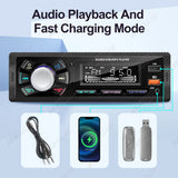 1Din Universal Car Stereo with Bluetooth MP3 and USB Car Interior Accessory AKAMATE